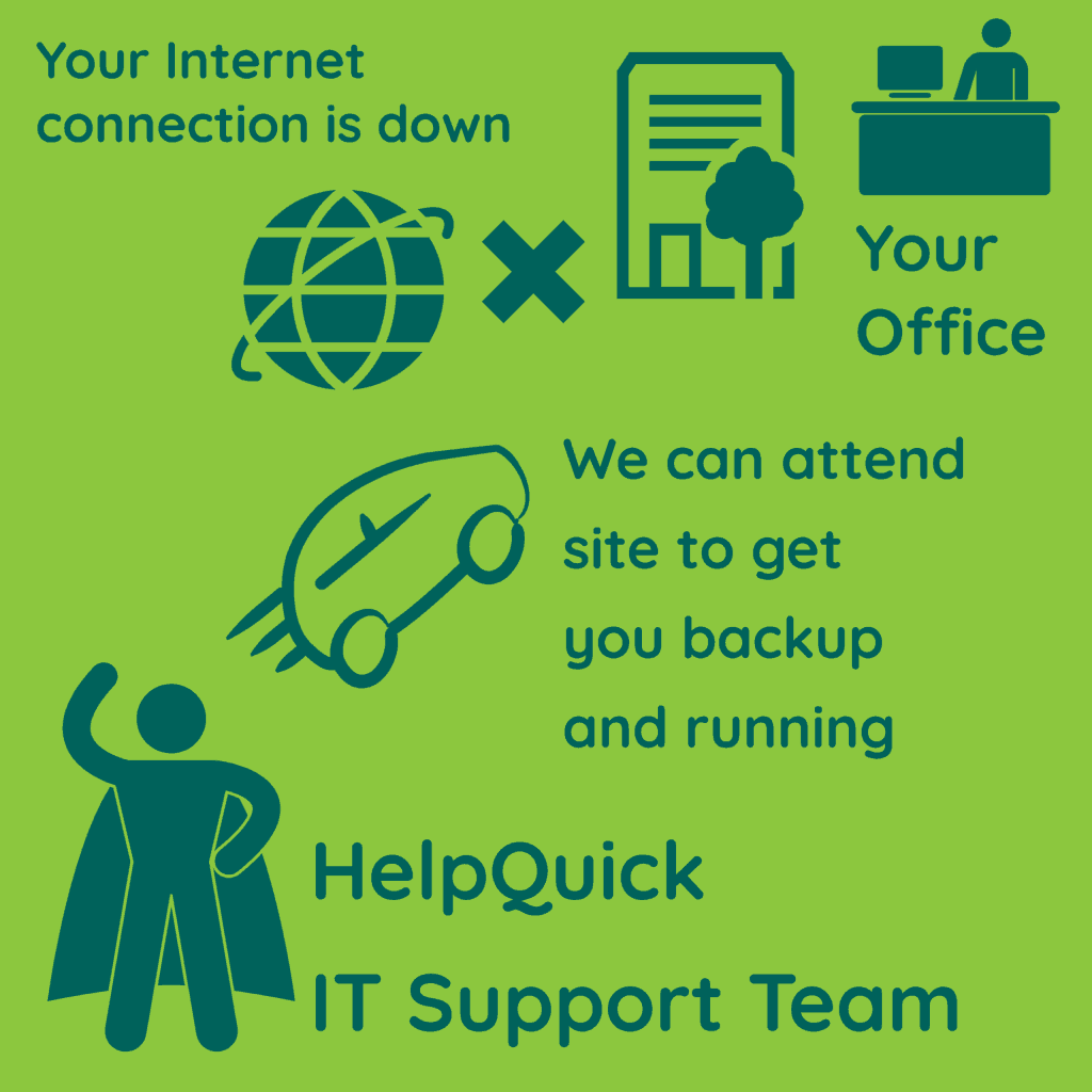 Managed IT Services onsite support if your network is down.